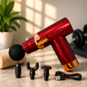 Rechargeable Massage Gun – Deep Tissue Muscle Massager for Full Body Relaxation